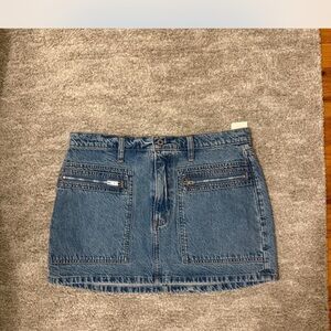 Abercrombie & Fitch Blue Denim Mini Skirt